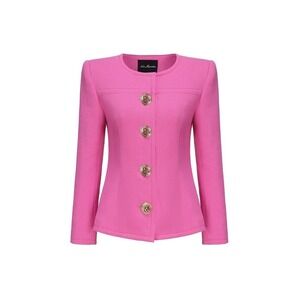 NANA JACQUELINE Lisette Blazer NEW Women's Wool Jacket Size Medium $580 Pink